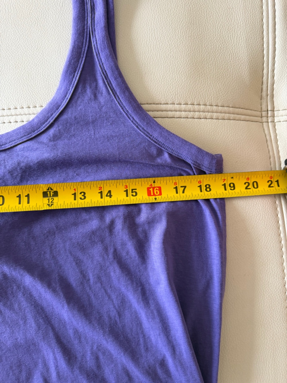 Lululemon Classic-Fit Cotton-Blend Scoop Dress Charged Indigo size 10 - Picture 8 of 8